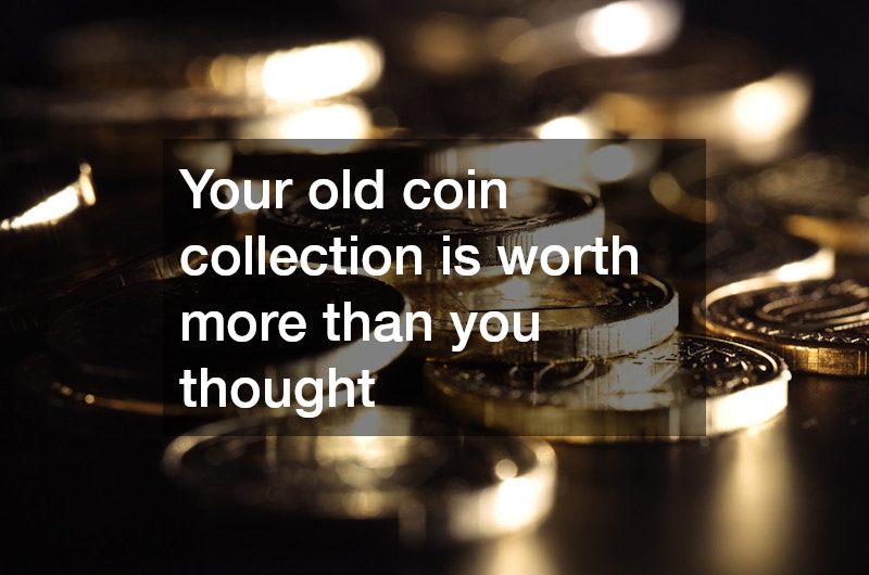 coins on a table